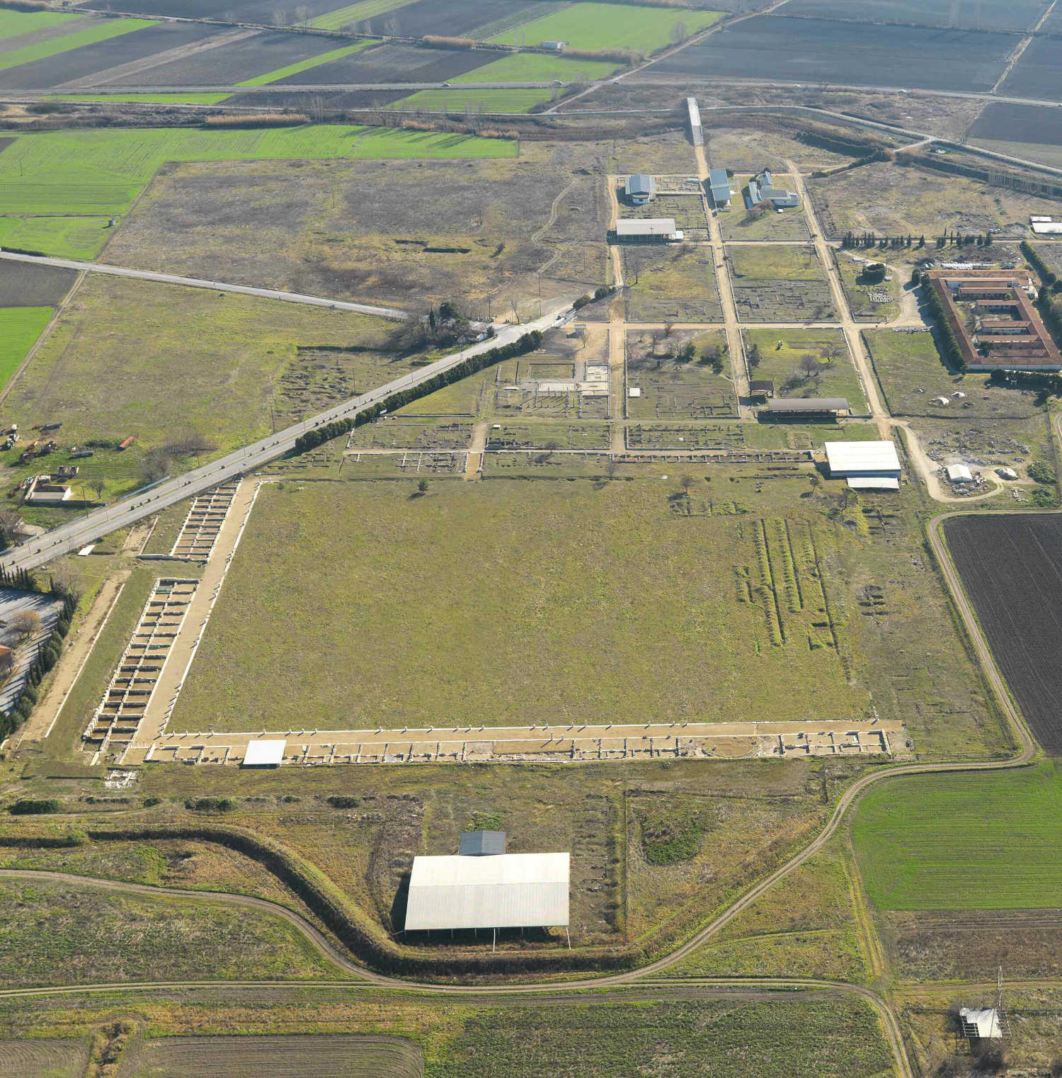 4 Αεροφωτογραφία Αρχαιολογικούχώρου Πέλλας