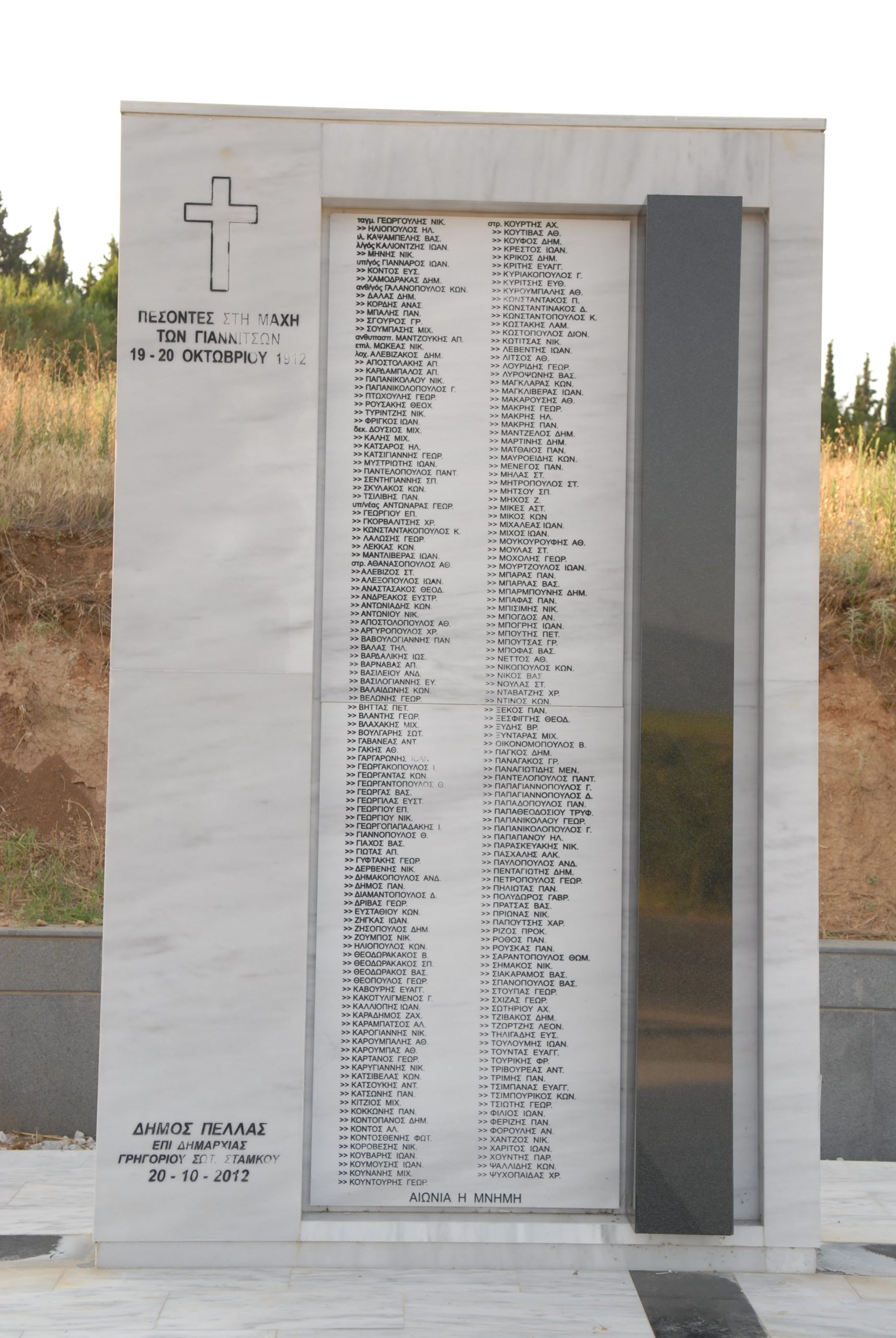 Μνημείο Πεσόντων στη Μάχη των Γιαννιτσών