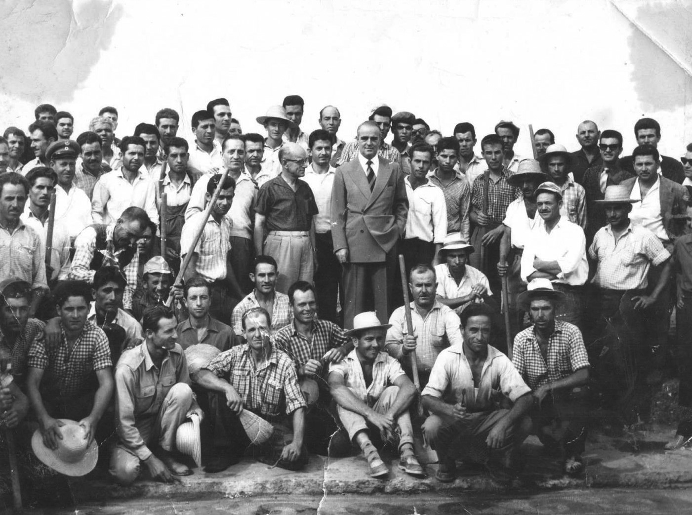 Αρχαιολογικός χώρος Πέλλας, επίσκεψη Κ. Καραμανλή, Αρχείο Α. Πραγκαλάκη