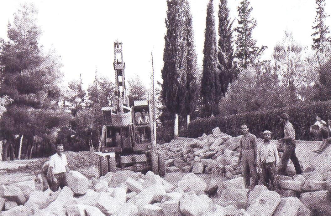 Γιαννιτσά, Διαμόρφωση Φιλίππειου, 1961, Αρχείο Μαυροκεφαλίδου