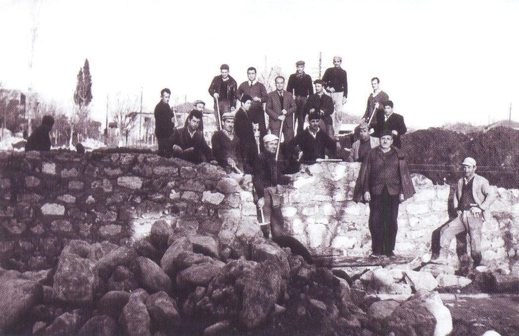 Διαμόρφωση πλατείας Ν. Τραπεζούντας, (Τσαλί ), 1965, Αρχείο Μαυροκεφαλίδου